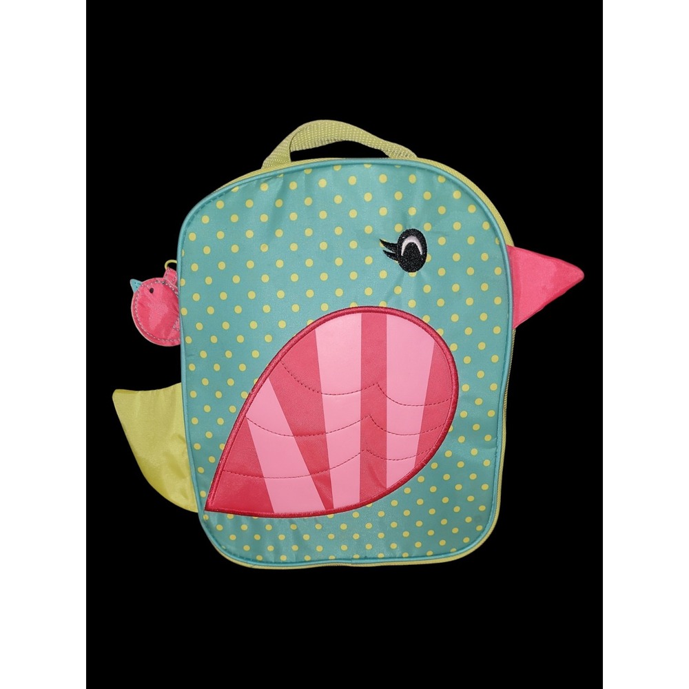 Thirty-One Tweet Heart Thermal insulated Lunch Bag  Zip Polka Dot Chill-icious